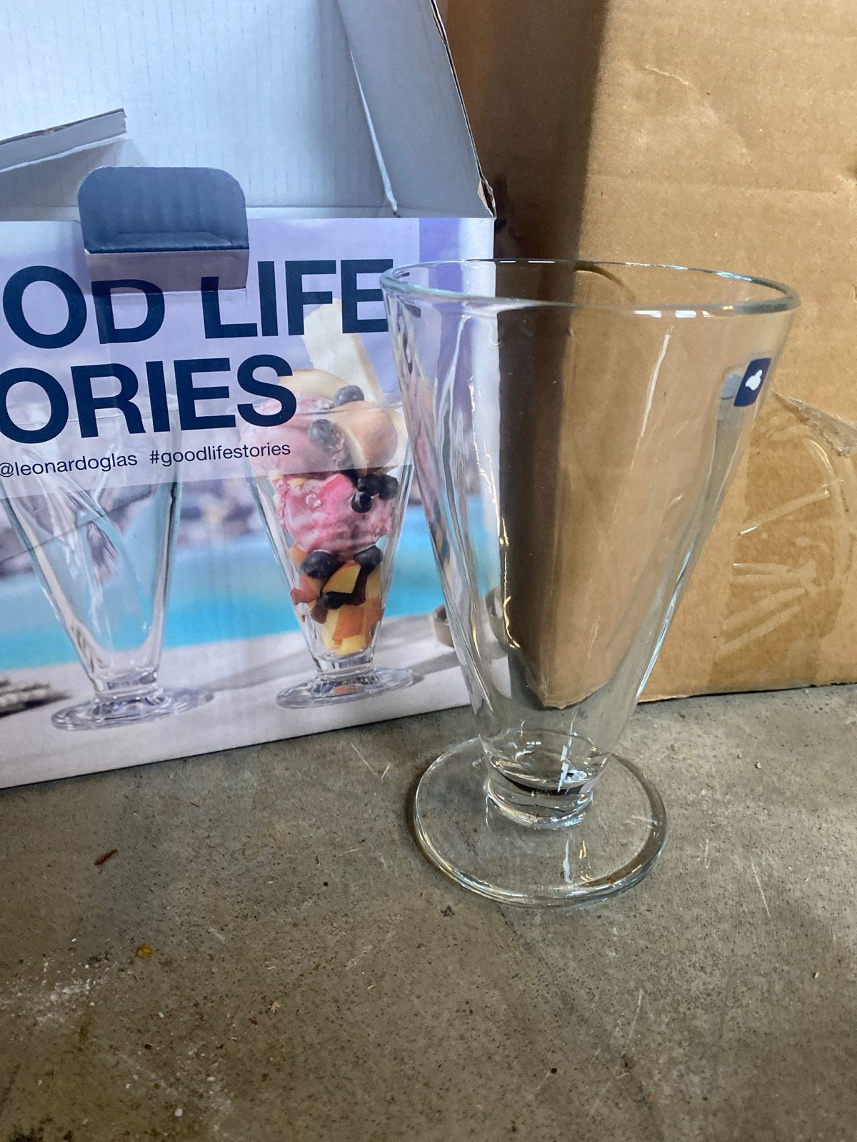 Leonardo Good Life Stories ijscoupe/dessertglas - Nieuw, Glas of Glazen, Overige merken, Onbekend, Nieuw