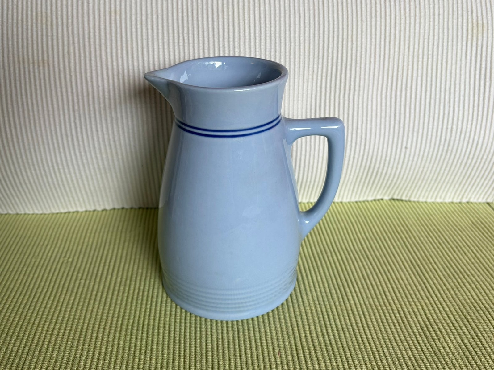 Blauw grijs kannetje Lilien Porzellan Austria, Ophalen of Verzenden