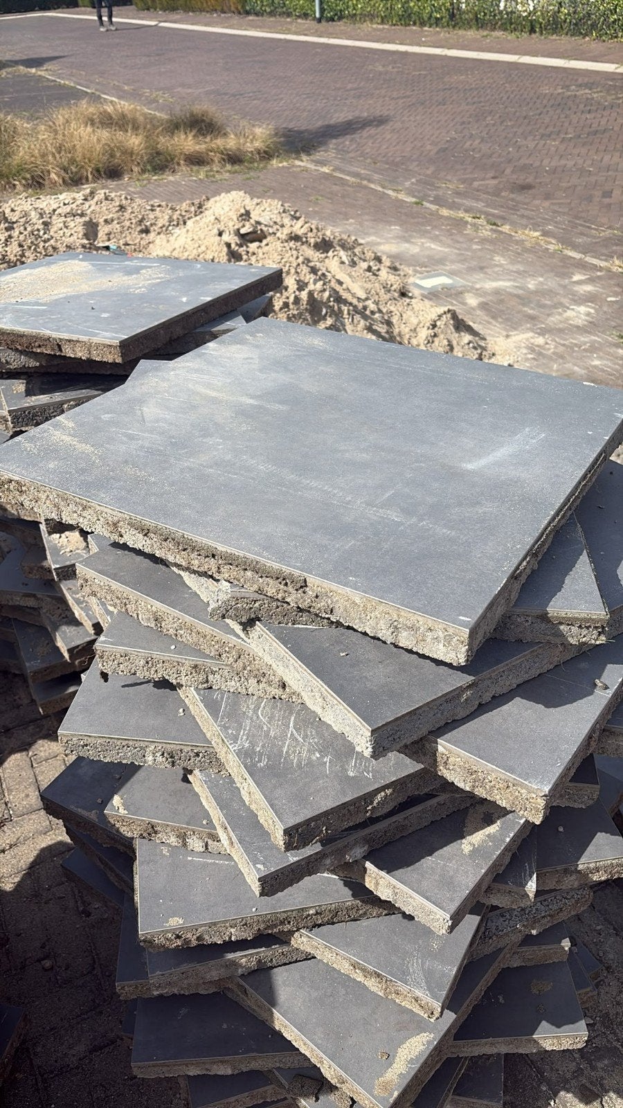 GeoCeramica Flow Smoke 60x60x4 – 44 m², Ophalen, Keramiek, Terrastegels
