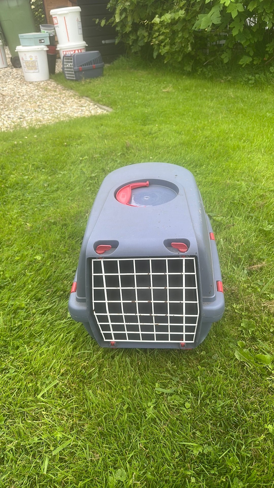 Katten transport box, Ophalen, Gebruikt
