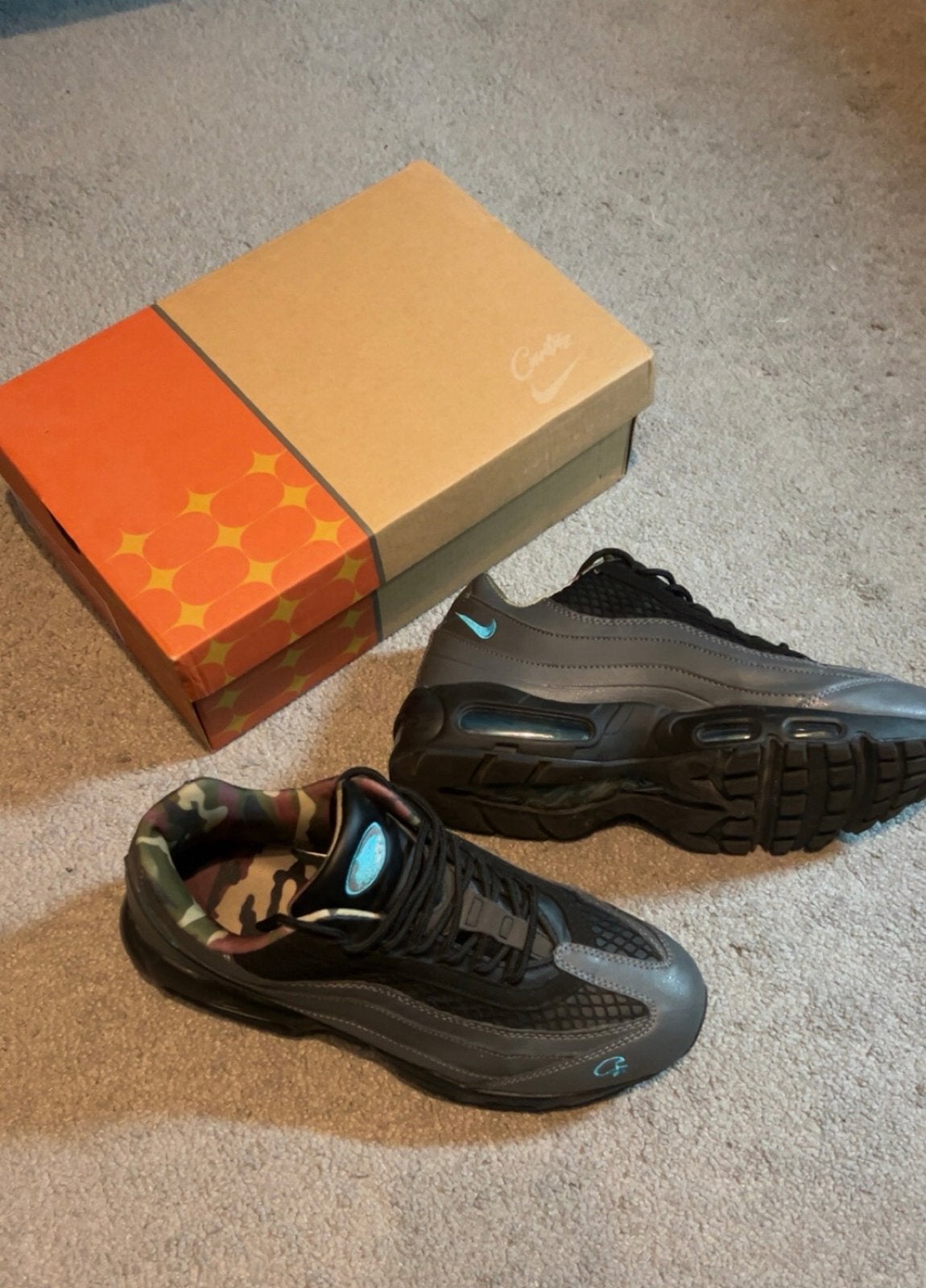 Corteiz x Nike Air Max 95 'Aegean Storm', Overige kleuren, Nieuw, Ophalen of Verzenden, Sneakers of Gympen
