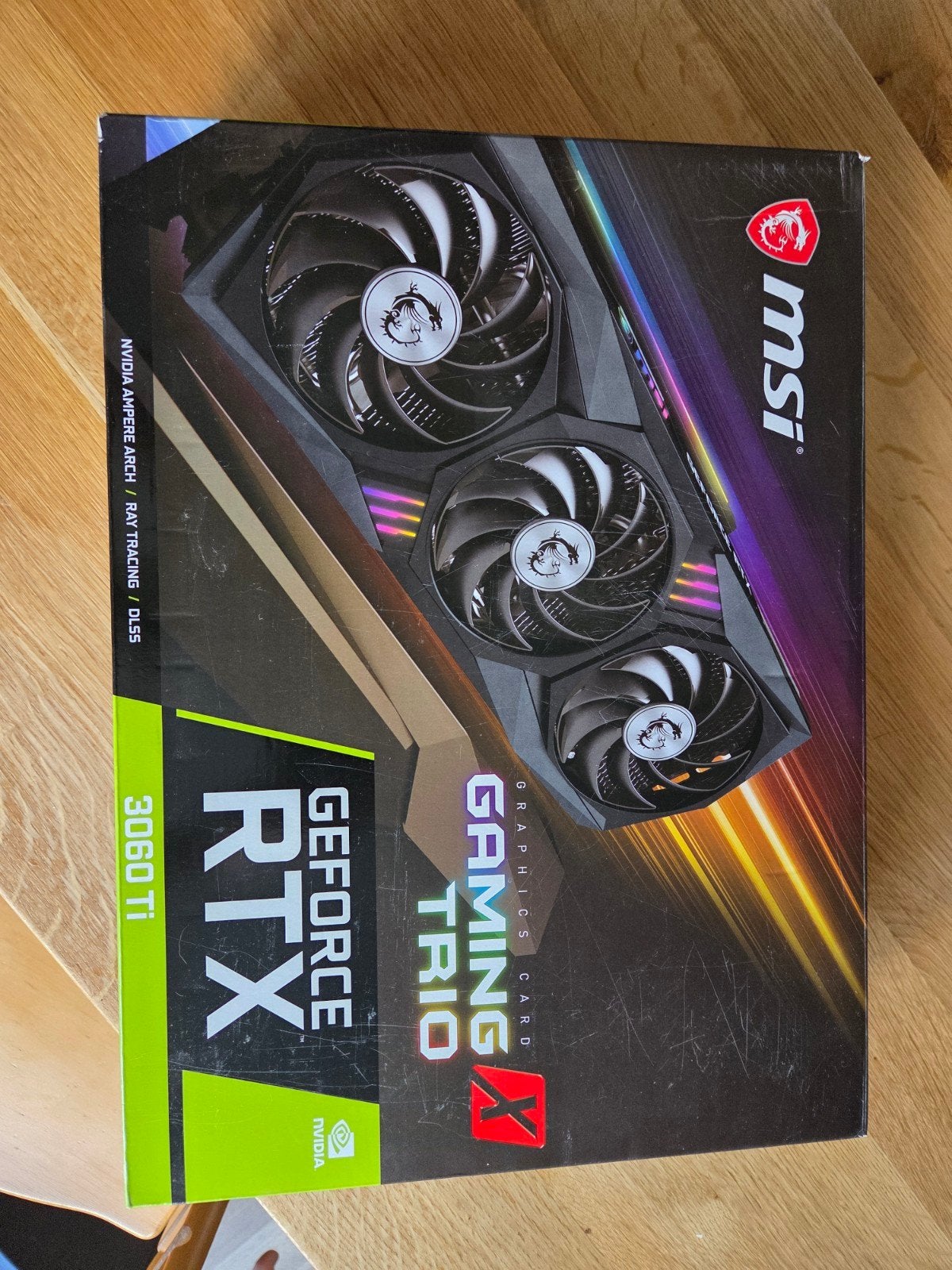 MSI GeForce RTX 3060 Ti GAMING X TRIO 8G, Computers en Software, Ophalen, GDDR6, PCI-Express 4, Zo goed als nieuw