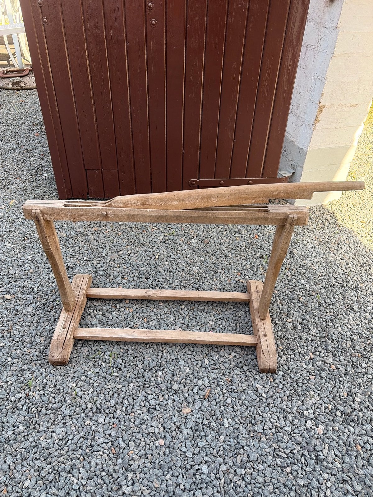 Antieke houten “VLASBRAAK”, Ophalen