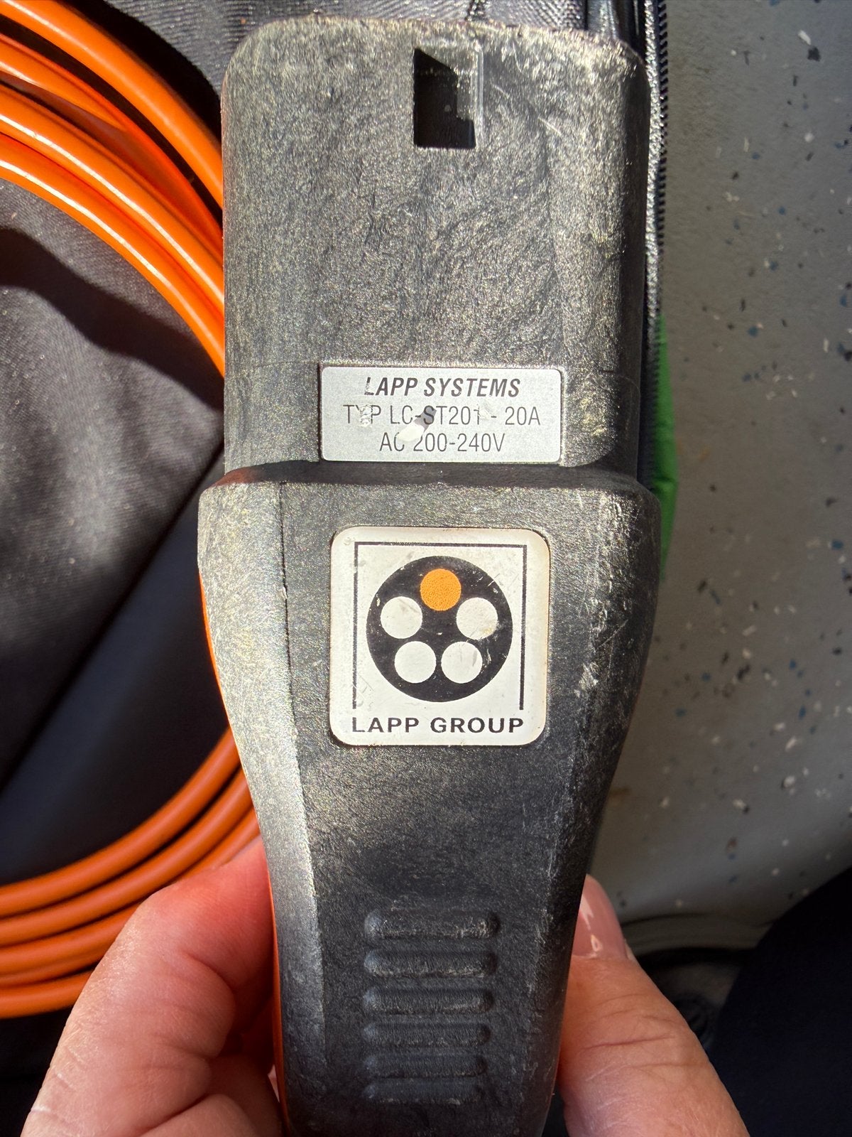 LAPP SYSTEMS EV Laadkabel Type LC-ST201 - 20A AC 200-240V, Ophalen of Verzenden, Gebruikt, Universele onderdelen