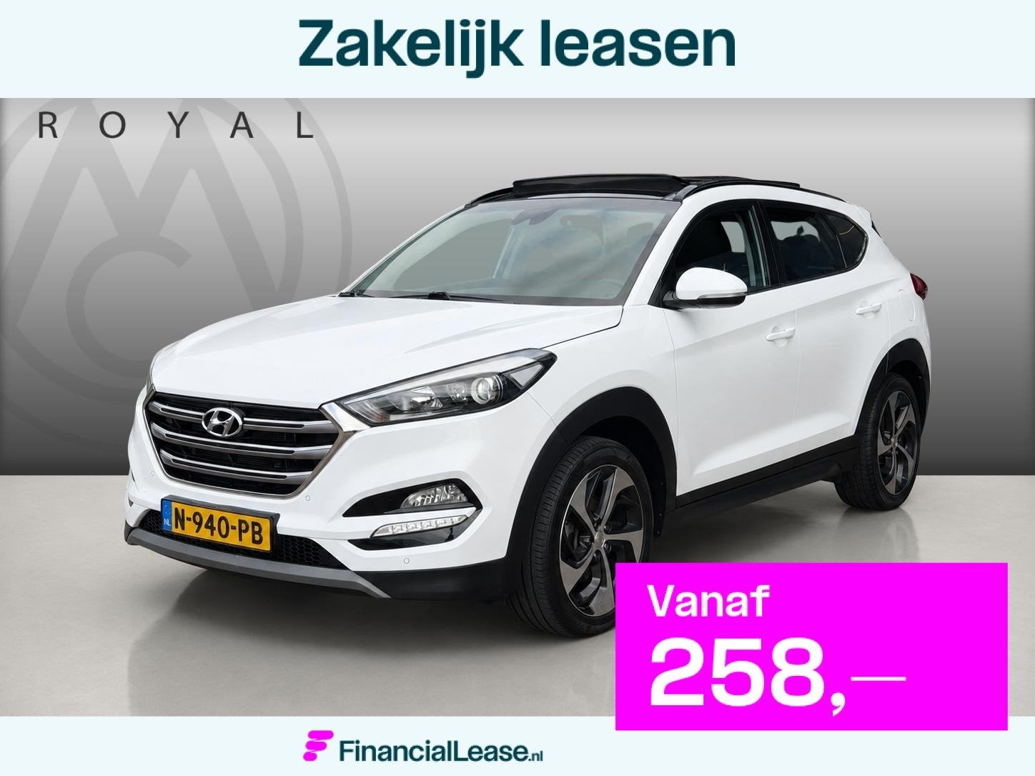 Hyundai Tucson 1.6 T-GDi Comfort PANORAMADAK | CAMERA | TREK, Stof, Gebruikt, 4 cilinders, Wit