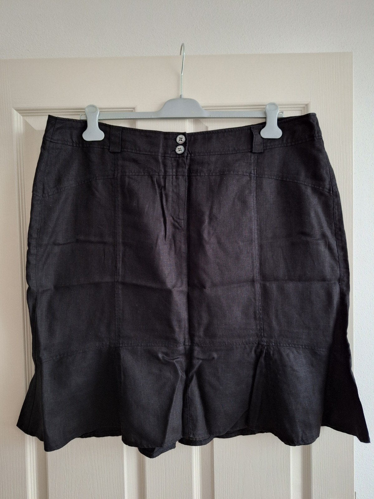 Zwarte linnen rok. Dreamstar. Maat 48, Kleding | Dames, Rokken, Zwart, Maat 46/48 (XL) of groter, Ophalen of Verzenden, Zo goed als nieuw