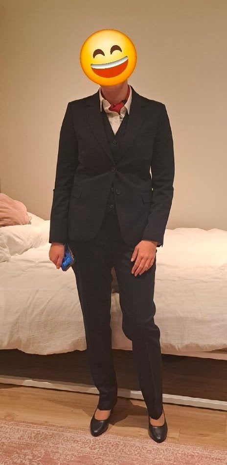 Albeda Luchtvaartdienstverlening Uniform Maat 38/40, Kleding | Dames, Gelegenheidskleding, Maat 38/40 (M), Overige typen, Zwart
