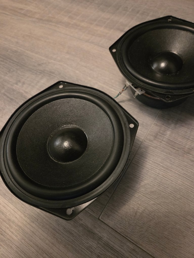 Paar Mission 60-LFC13/BKN Speaker Drive Unit Woofer, Ophalen, Overige typen, Zo goed als nieuw, 60 tot 120 watt