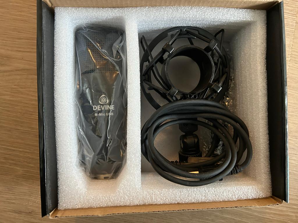 Devine M-Mic USB BK Studio Microfoon - Nieuw in doos, Ophalen of Verzenden, Nieuw, Studiomicrofoon