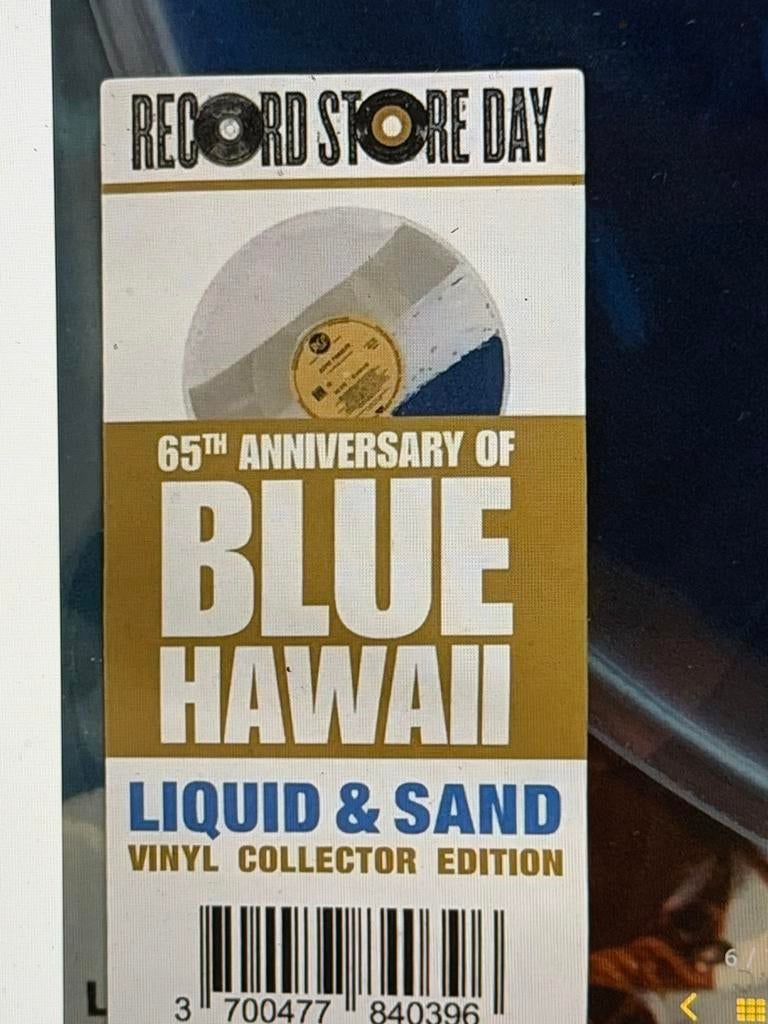 Elvis Presley - Blue Hawaii - Liquid & Sand Vinyl, 2020 tot heden, Ophalen of Verzenden, 12 inch, Limited edition