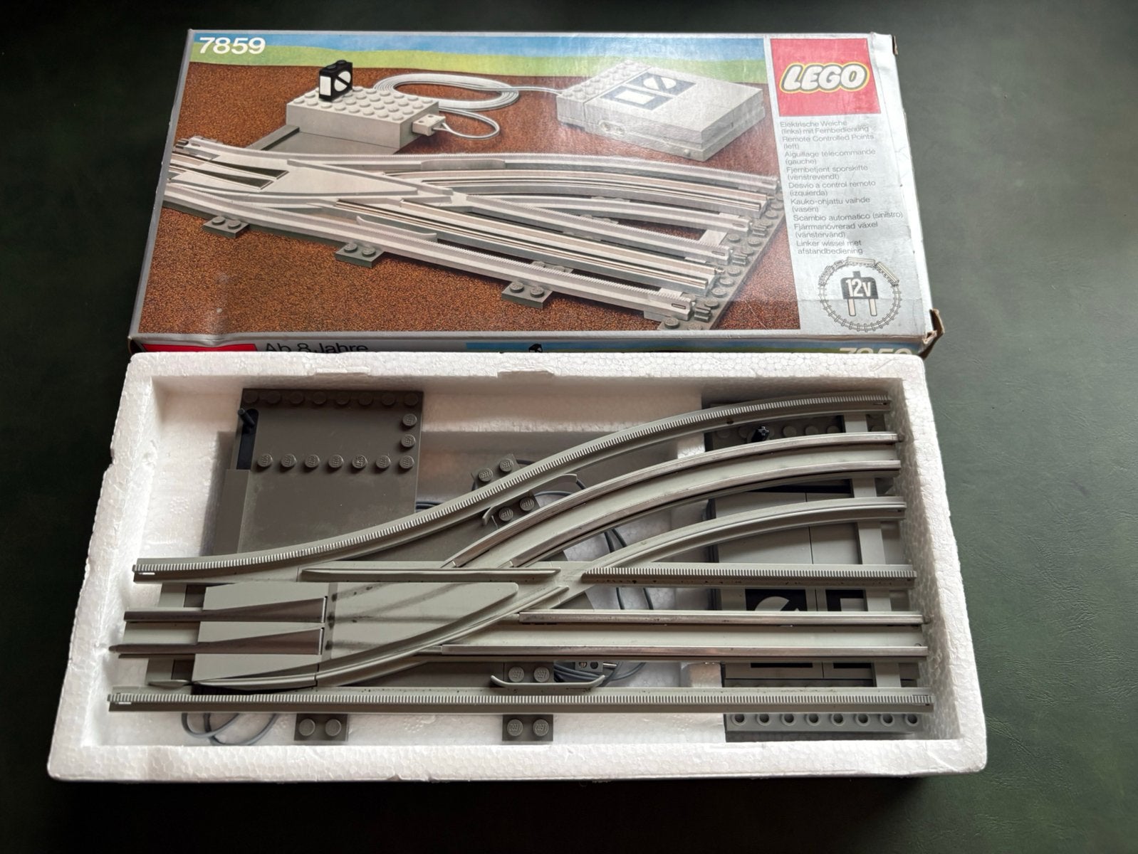 Lego 12v trein wissel set 7859, Kinderen en Baby's, Lego, Lego, Ophalen of Verzenden, Zo goed als nieuw