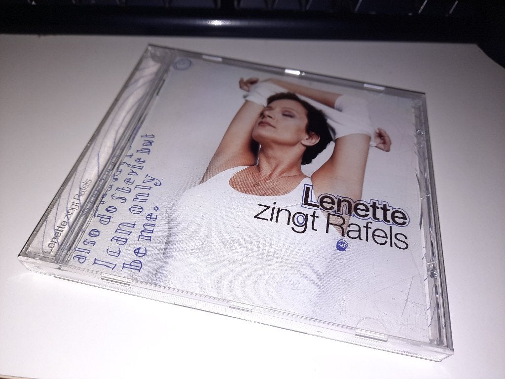 CD GESIGNEERD Lenette Van Dongen – Lenette Zingt Rafels, Ophalen, Zo goed als nieuw, Levenslied of Smartlap