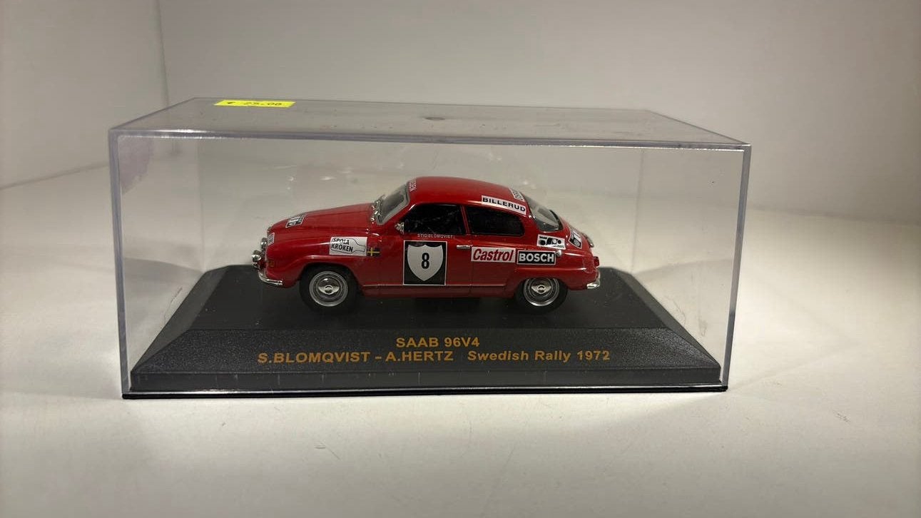 Saab 96v4 swedish rally 1972 ixo 1.43, Overige merken, Auto, Ophalen of Verzenden, A