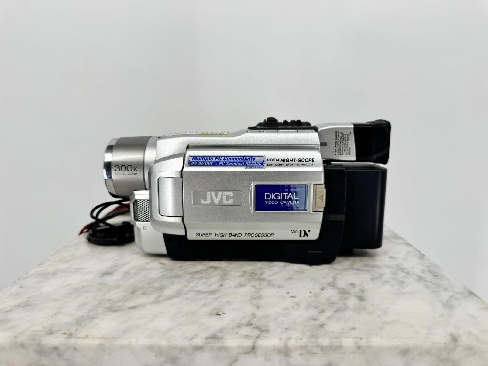 JVC MiniDV Camcorder 10x Zoom met Lensdop, Full HD, Gebruikt, JVC, 20x of meer