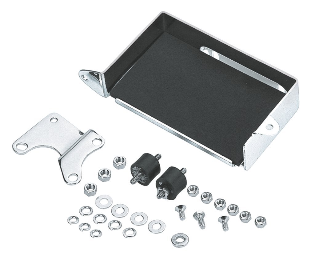 Batterij houder shovel FL & FLH 1970 - 1984 chroom, Petroleumhavenweg 26, Info@taco-motos.com, Nieuw, Ophalen of Verzenden