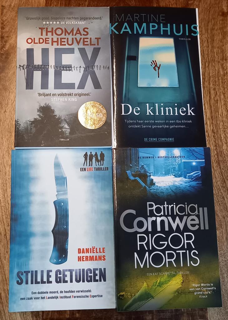Boeken - thrillers set 3, Boeken, Ophalen of Verzenden, Zo goed als nieuw, Wereld overig