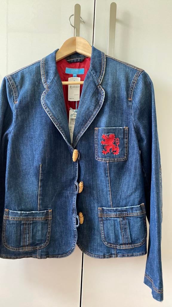Spijkerjasje, blazer van Escada Sport in maat 44, Ophalen of Verzenden, Zo goed als nieuw, Maat 42/44 (L), Blauw