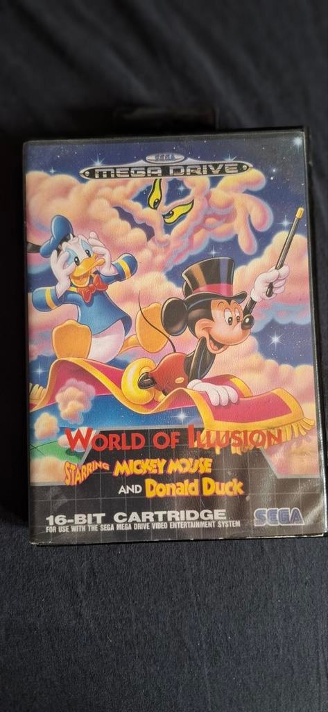 Disney World of Illusion voor Sega Mega Drive, Spelcomputers en Games, Games | Sega, Ophalen of Verzenden