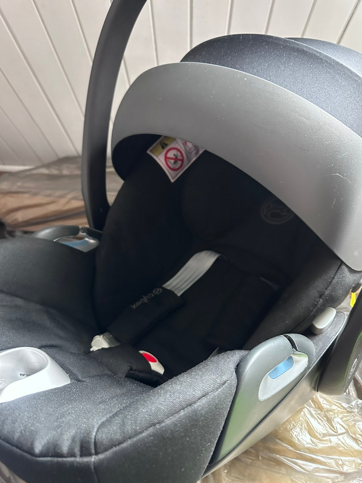 Cybex autostoeltje cloud z j- size plus deep black, Zo goed als nieuw, Isofix, 0 t/m 13 kg, Ophalen