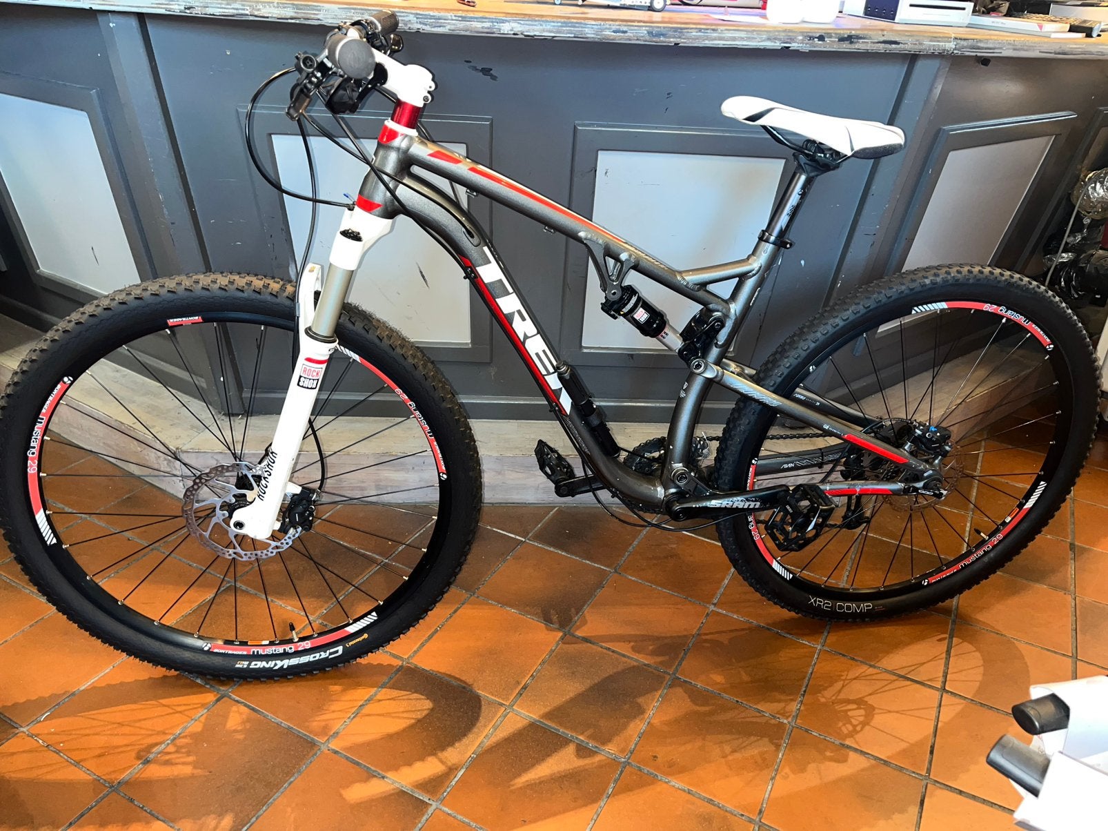 TREK SUPERFLY FS-7 29 MAAT M/L 2X10 SRAM X7 Z.G.A.N., Fietsen en Brommers, Fietsen | Mountainbikes en ATB, Zo goed als nieuw, Trek