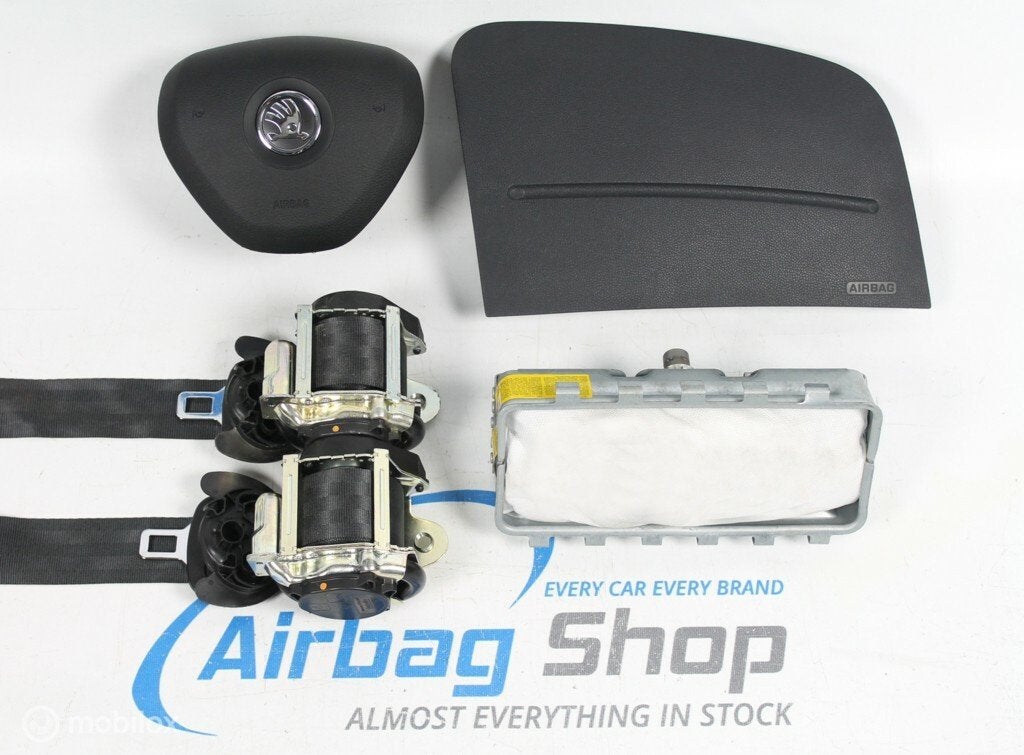 Airbag set - Dashboard paneel Skoda Fabia (2015-heden), Gebruikt, Ophalen of Verzenden