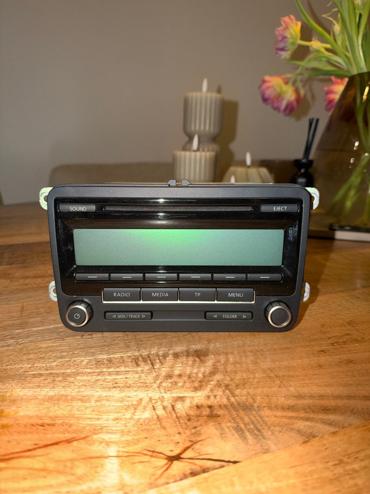 Originele Volkswagen Polo 2010 Radio - VW 5M0 035 186 AA, Ophalen of Verzenden, Gebruikt