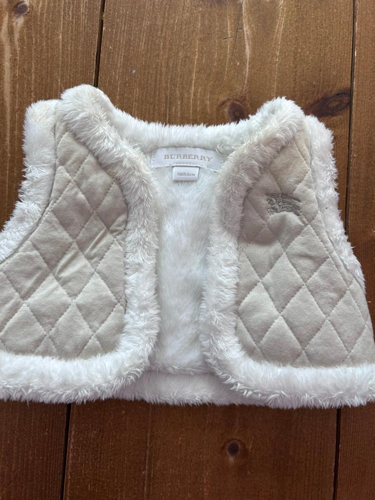Burberry Gilet - Zacht en Warm voor Baby's, Ophalen of Verzenden, Zo goed als nieuw, Jongetje of Meisje