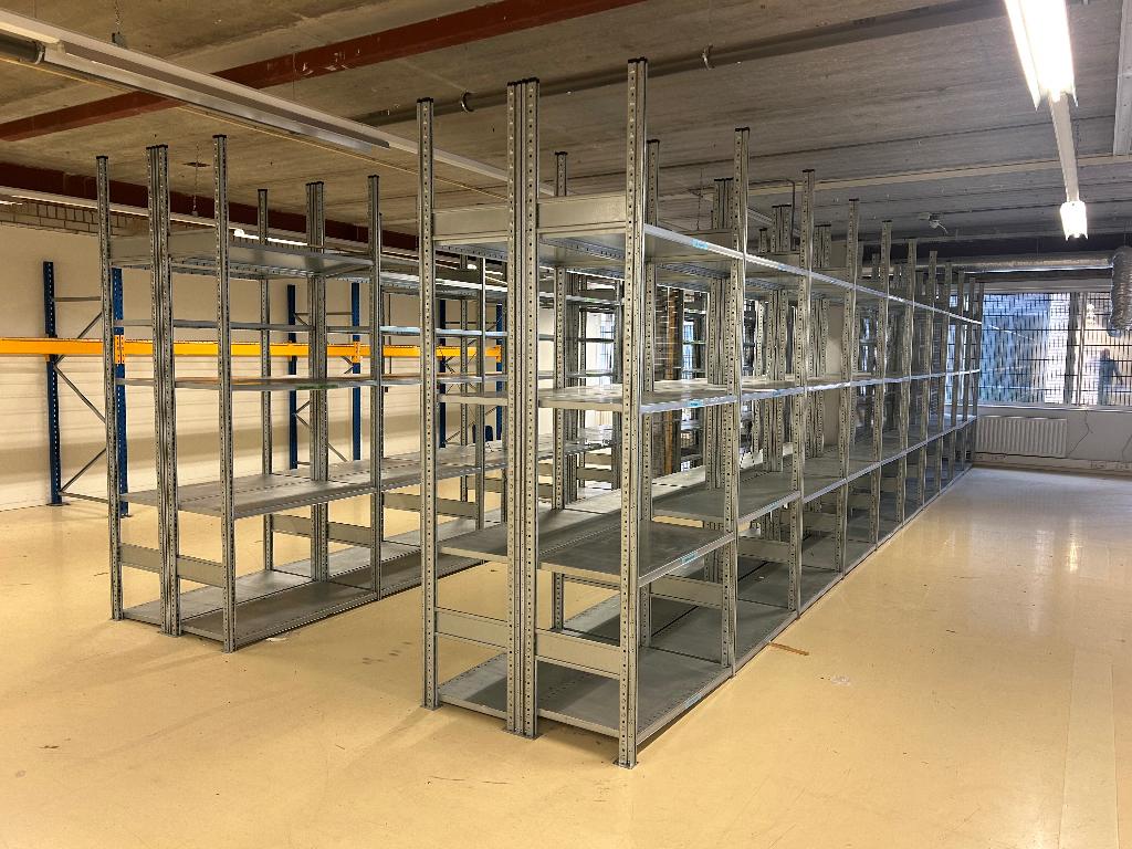 SSI Schäffer legbord- en magazijnstelling 30, 40 en 50 diep, Ophalen, Zo goed als nieuw