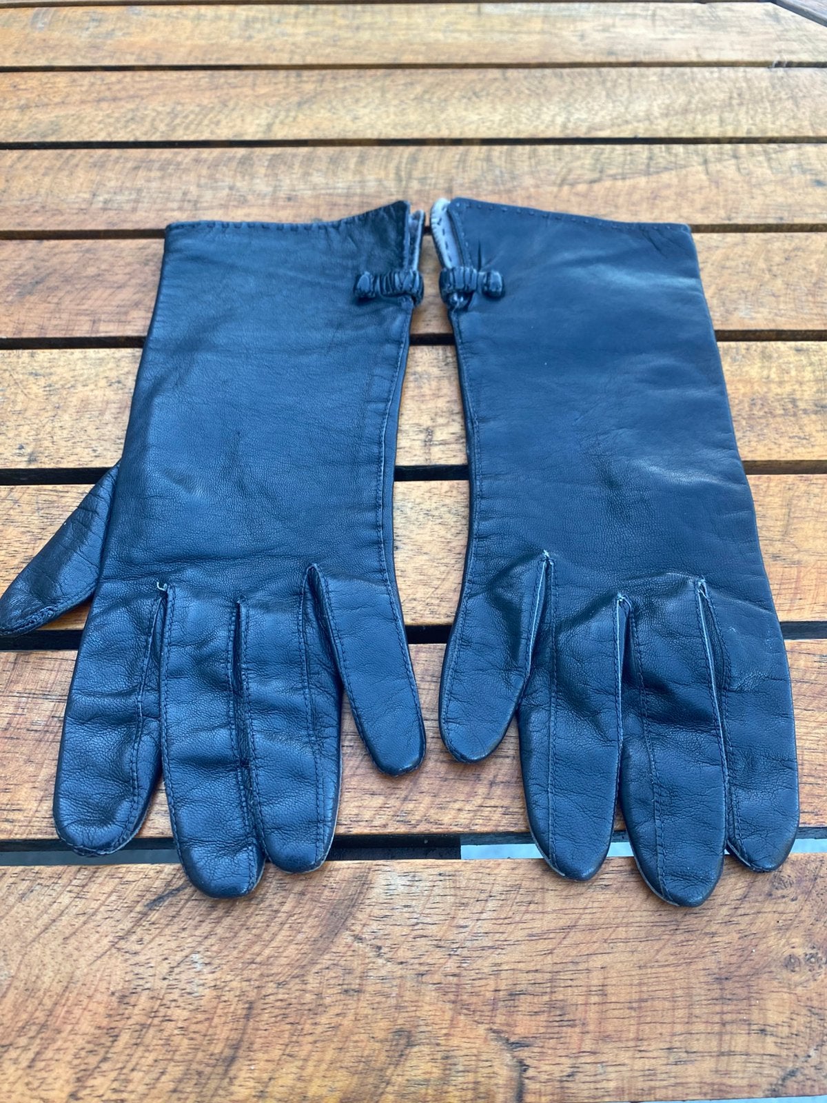 Leren handschoenen Laimbock S, Ophalen of Verzenden, Gedragen