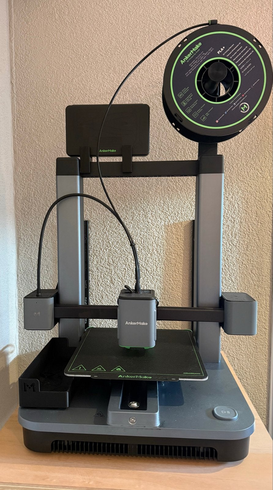 AnkerMake M5C 3D-printer - Ideaal voor beginners + 2 rollen, Computers en Software, 3D Printers, Ophalen, Ingebouwde Wi-Fi, Zo goed als nieuw
