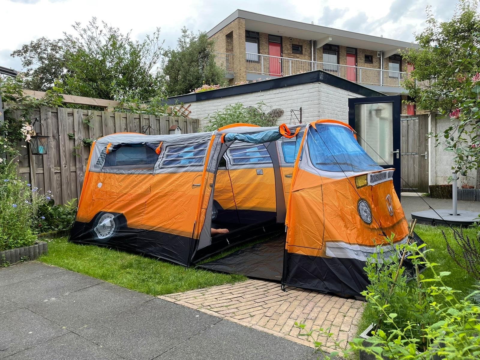 VW Bulli T2 Speeltent - Oranje (geen binnentent), Ophalen, Gebruikt, Tot en met 2