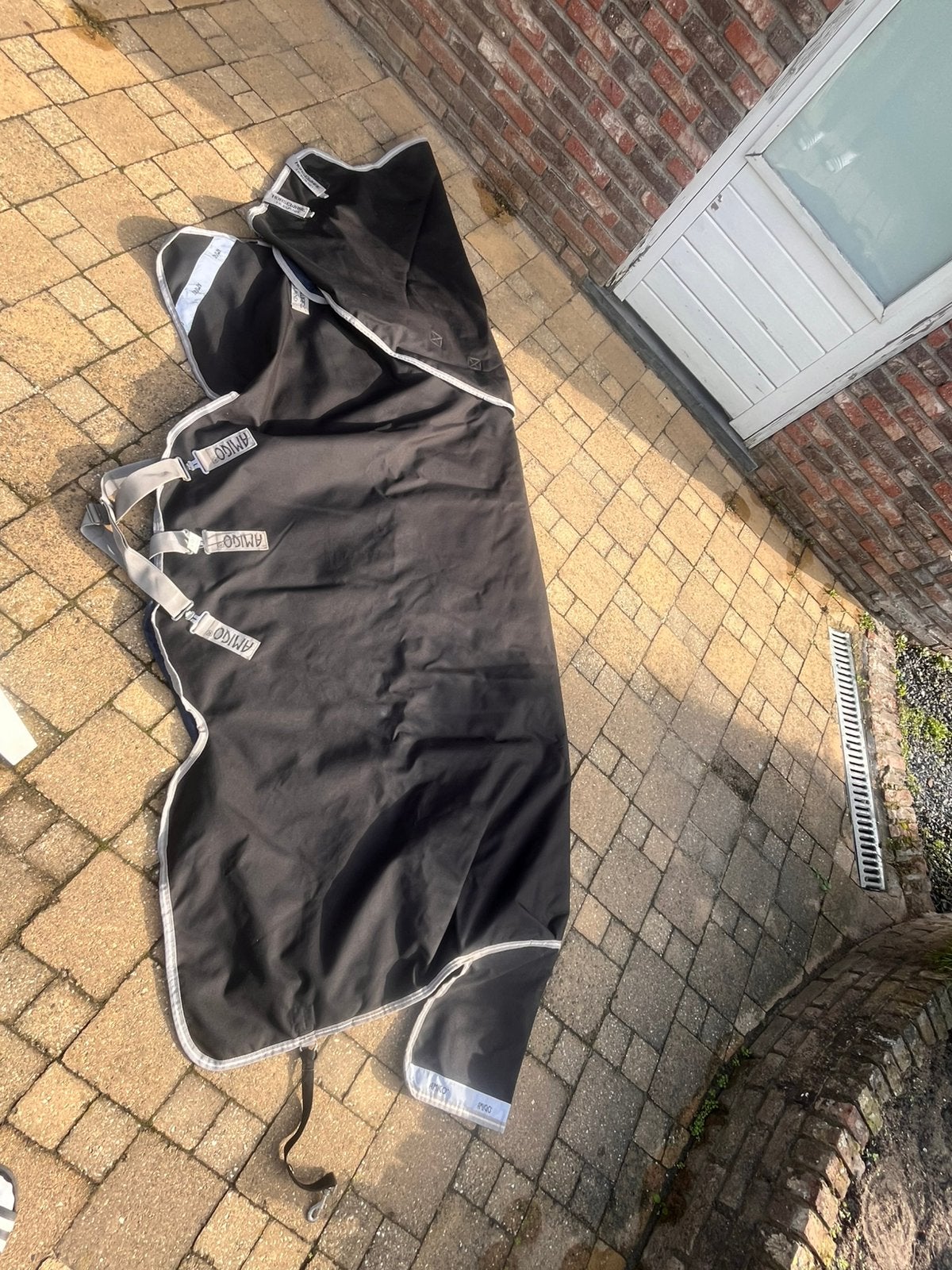 Horseware Amigo Bravo 12 plus 250 gram incl hals maat 7.0, Dieren en Toebehoren, Ophalen of Verzenden, Zo goed als nieuw