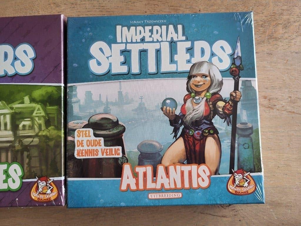 Imperial Settlers: Atlantis Uitbreiding (Nieuw), Een of twee spelers, Ophalen of Verzenden, Nieuw, White Goblin Games