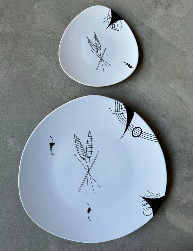 Flora Gouda Holland Capri Schaal Gebaksschaal Vintage, Antiek en Kunst, Ophalen of Verzenden