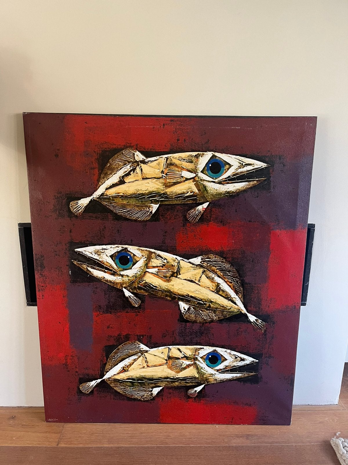 Schilderij canvas, Ophalen
