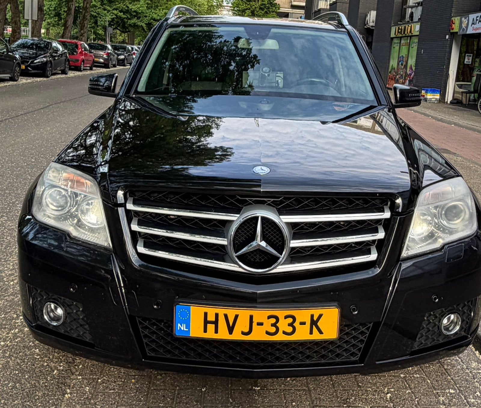 Mercedes-Benz GLK 3.0 Glk300 4MATIC AUT 2009 Zwart, Auto's, Mercedes-Benz, Particulier, GLK, ABS, Airbags, Airconditioning, Apple Carplay