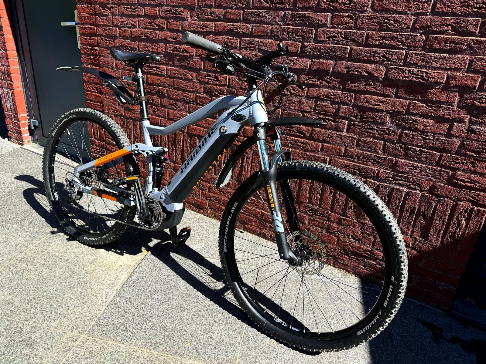 Haibike FullNine E-Mountainbike fully, 1800 km z.g.a.nw, Fietsen en Brommers, Fietsen | Mountainbikes en ATB, Gebruikt, Schijfrem