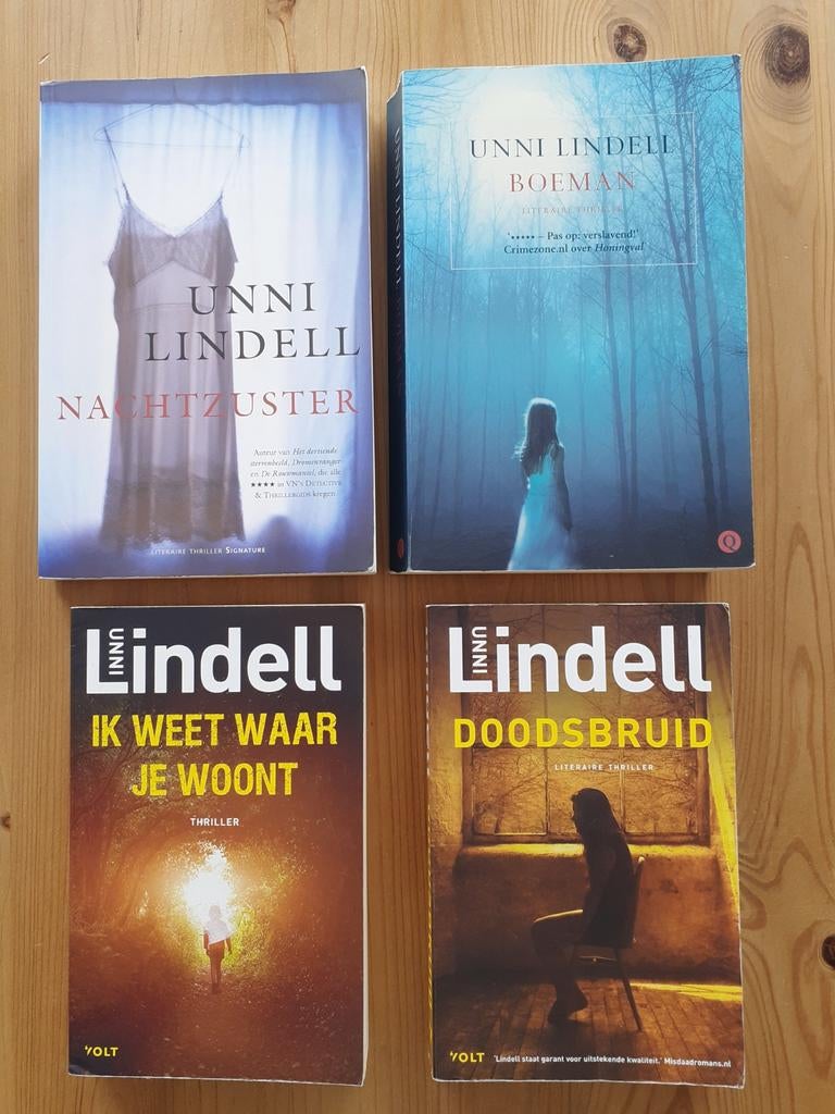 Unni Lindell * 4 Scandinavische thrillers, Ophalen of Verzenden, Gelezen, Scandinavië
