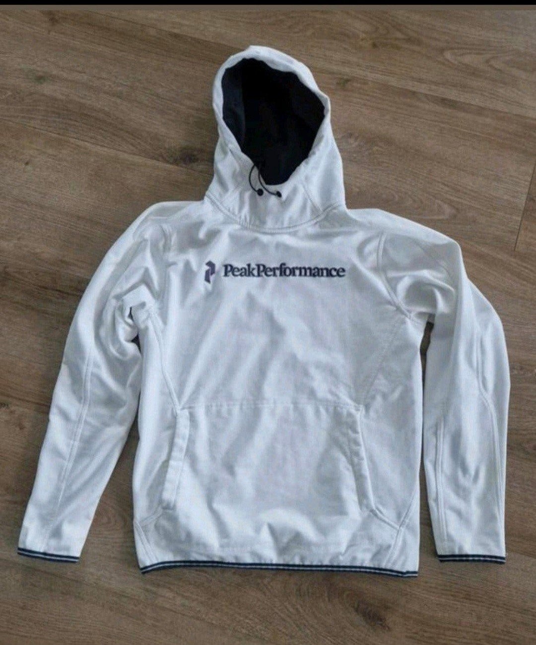 witte peak performance hoody maat medium, Maat 48/50 (M), Wit, Ophalen of Verzenden, Zo goed als nieuw