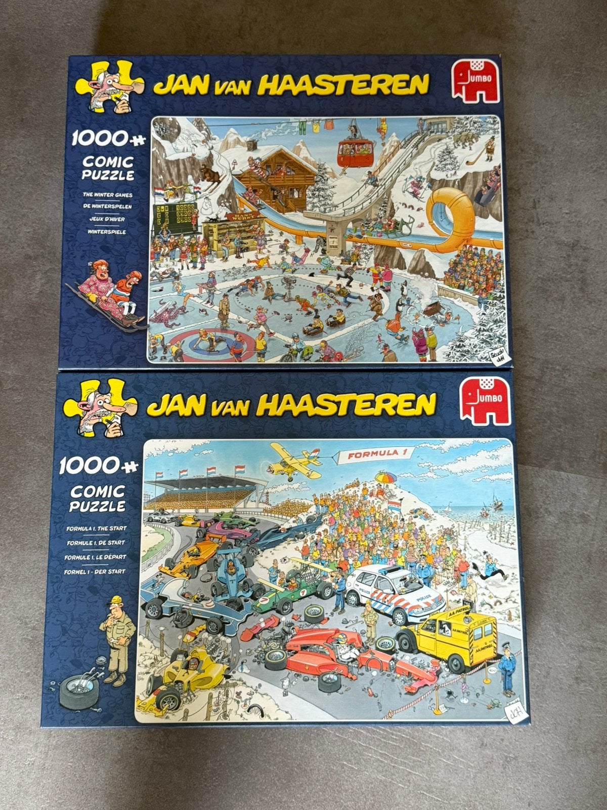 Jan van Haasteren puzzels, Ophalen of Verzenden, 500 t/m 1500 stukjes, Zo goed als nieuw, Legpuzzel