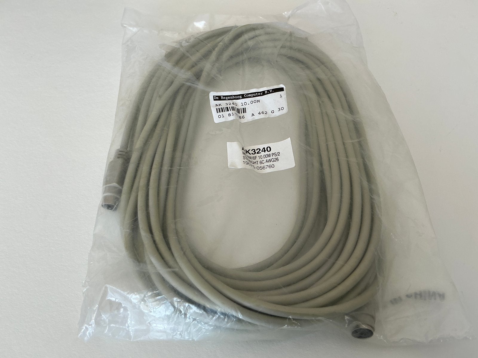10M PS/2 verlengkabel AK3240 MD6M/6F, Ophalen of Verzenden, Zo goed als nieuw, NA, NA