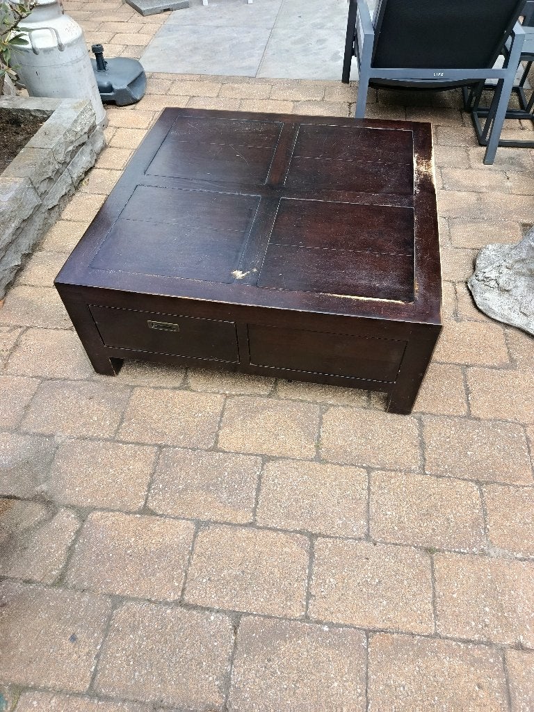 Henders & Hazel salontafel, Ophalen, Gebruikt, 100 tot 150 cm, Vierkant