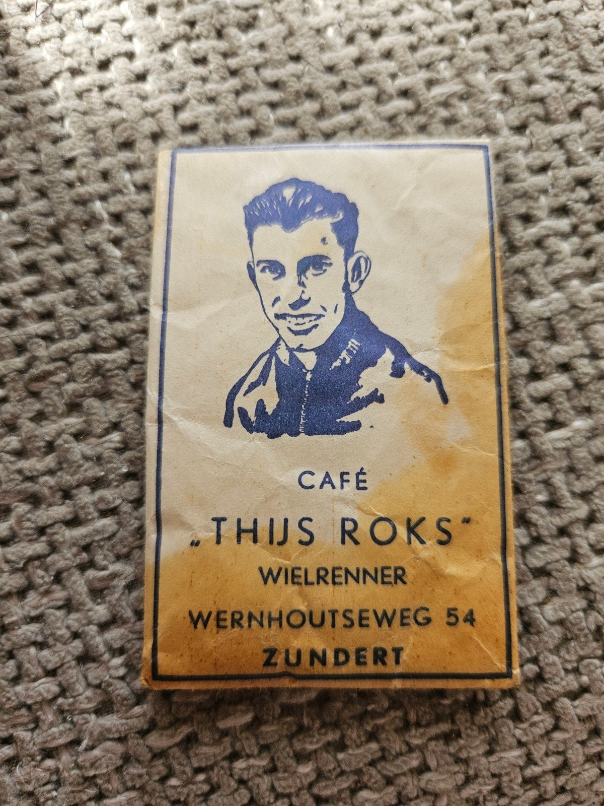 Café Thijs Roks Wielrenner Zundert, Verzamelen, Ophalen of Verzenden