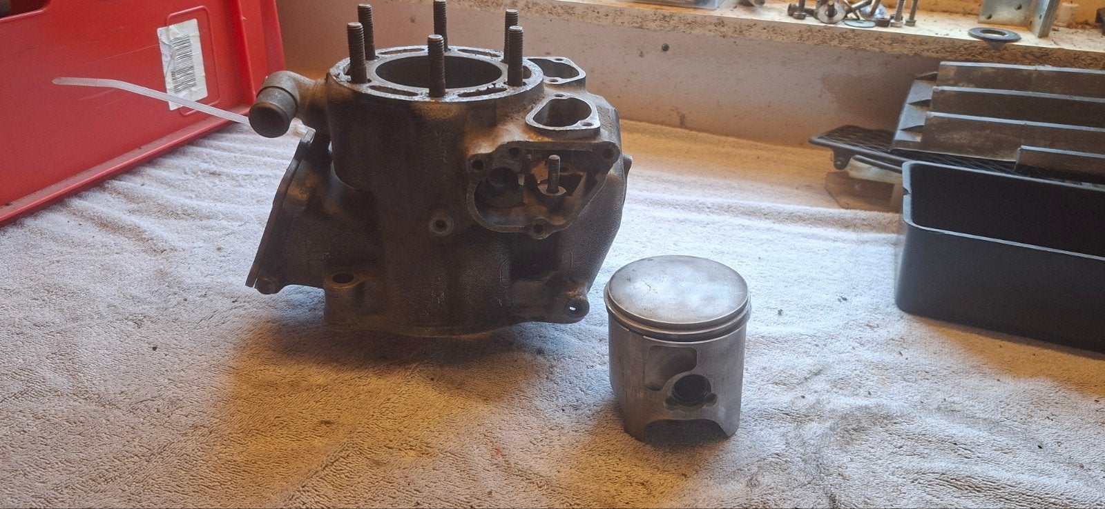 honda cr250 1986 hpp cilinder, Motoren, Ophalen of Verzenden