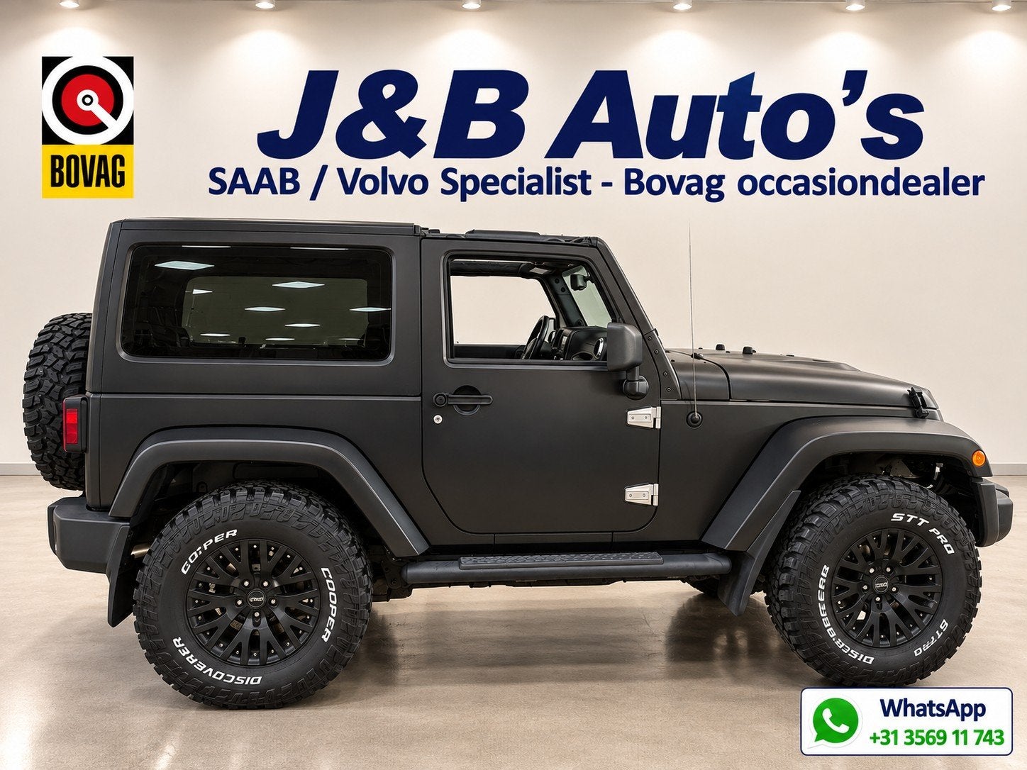 Jeep Wrangler 3.6 Sahara Chelsea uitvoering Cabrio Trekhaak, Automaat, 450 kg, Gebruikt, Euro 6