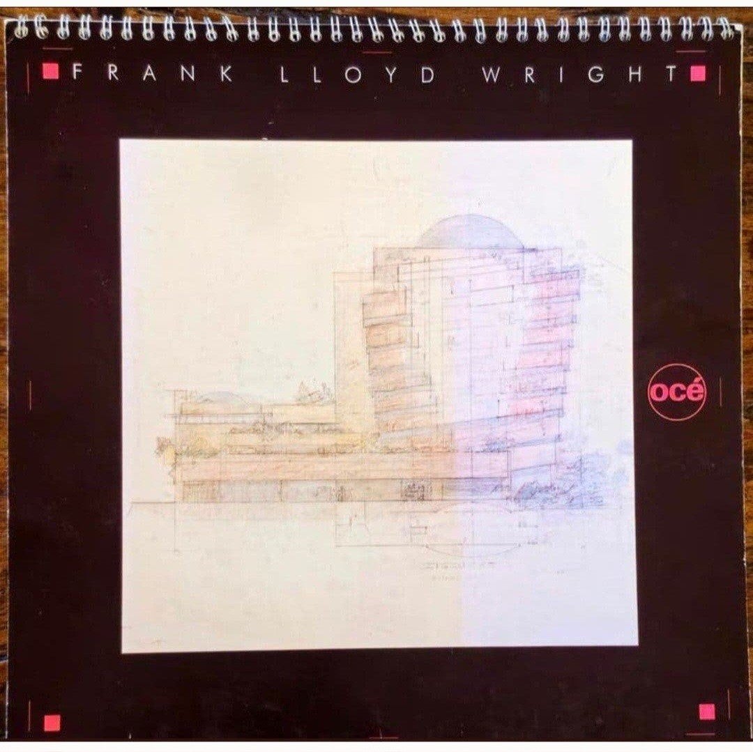 FRANK LLOYD WRIGHT Posterboek 30x30 cm, Ophalen of Verzenden, Zo goed als nieuw, Architecten