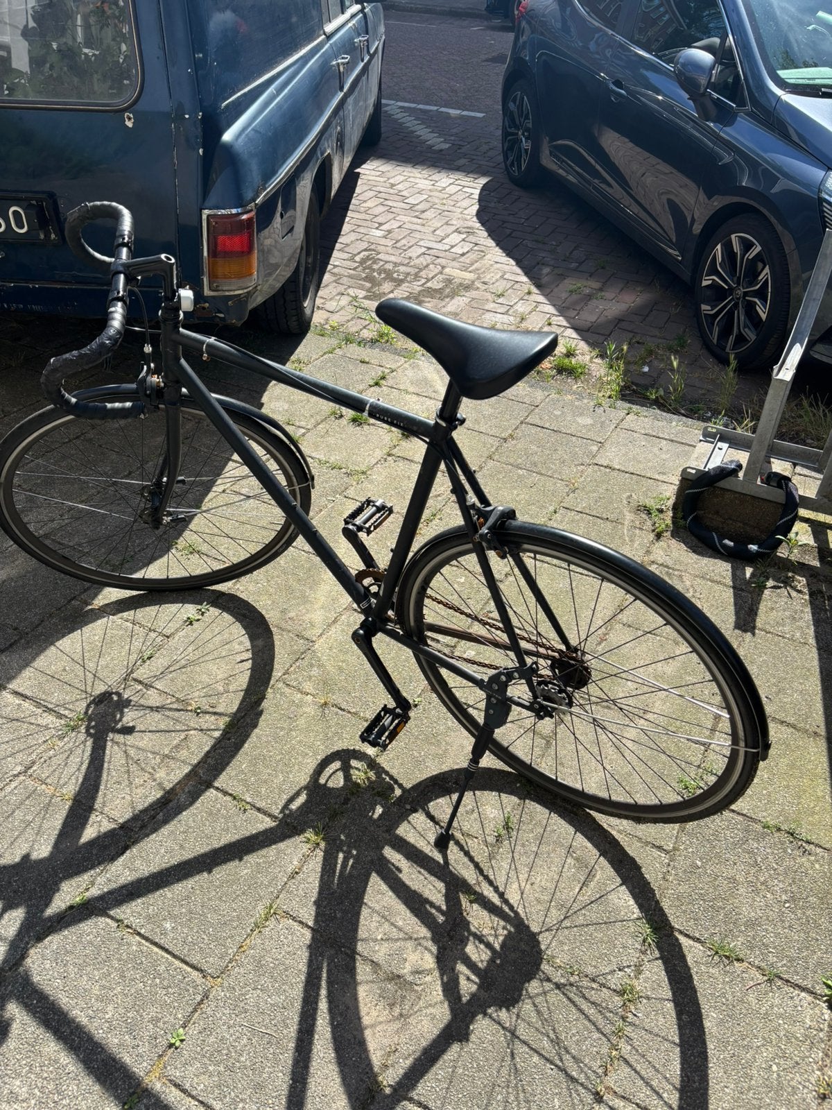 Racefiets / stadsfiets Pure fix, Fietsen en Brommers, Minder dan 10 versnellingen, Zo goed als nieuw, 65 cm of meer, Ophalen