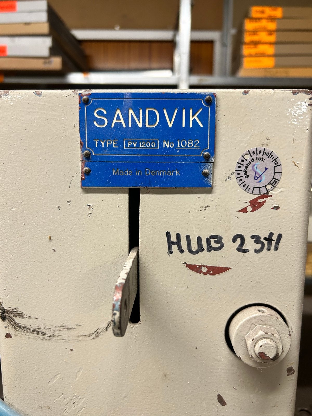 Sandvik PV 1200 Penantfreesmachine - Made in Denmark, Doe-het-zelf en Verbouw, Ophalen, Gebruikt, Elektrisch, Overige soorten