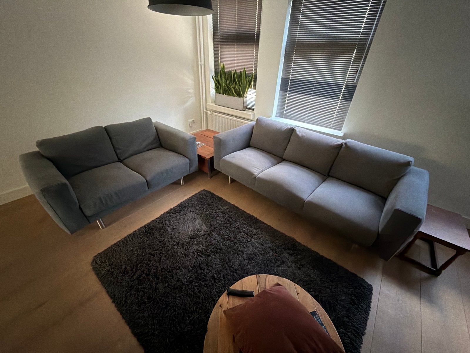 Comfortabele IKEA banken: 2-zits en 3-zits set, Ophalen, Gebruikt, 75 tot 100 cm, Rechte bank