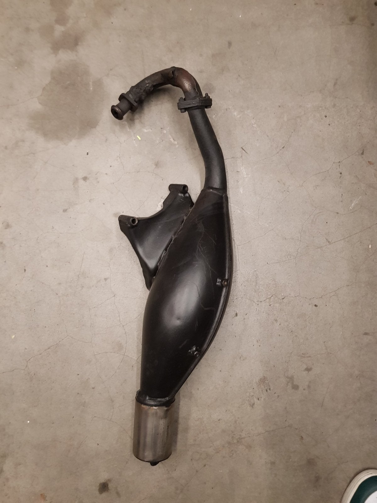 Piaggio zip 2takt uitlaat esm h2o onderdelen 2t, Motoren, Tuning en Styling, Ophalen of Verzenden
